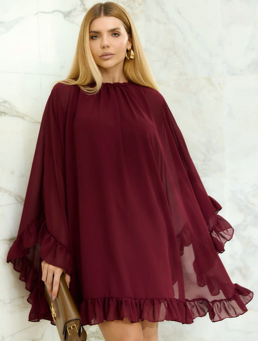 Vestido Bordeaux Charm